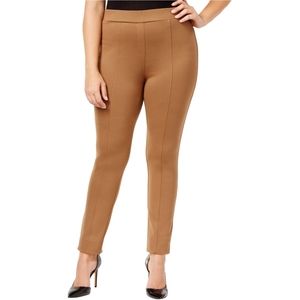 Style & Co Seamed Ponte Leggings NWT Tabacco